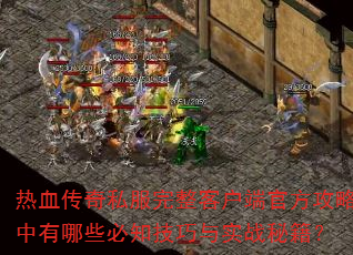 ��Ѫ����˽�������ͻ��˹ٷ�����������Щ��֪������ʵս�ؼ���